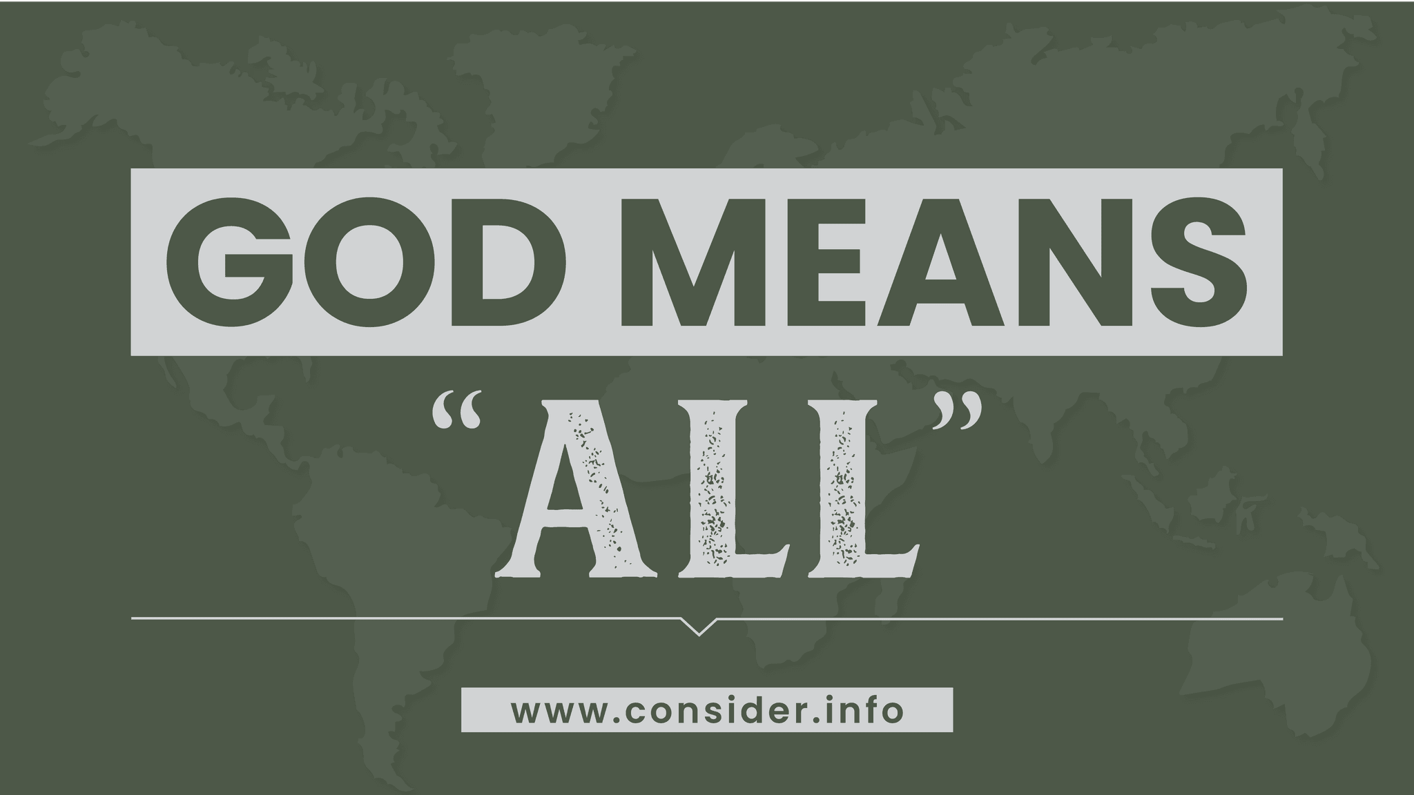 God Means All 