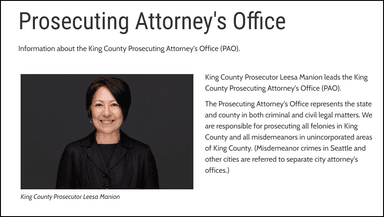 5 Federal Judges King County Using Liars