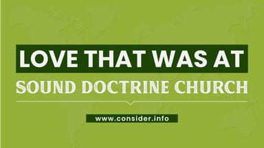 Capitalism, Communism, Socialism, Christian Nationalism, Love At Sound Doctrine Church